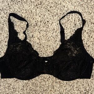 Intimates Lane Bryant 40D black lace bra